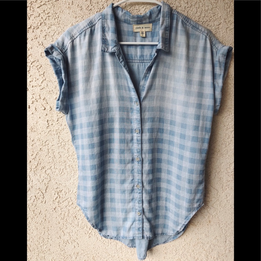 Anthropologie denim top